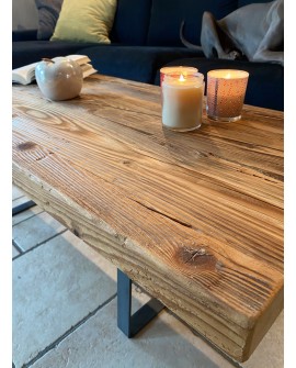 Tavolino In legno vecchio massello